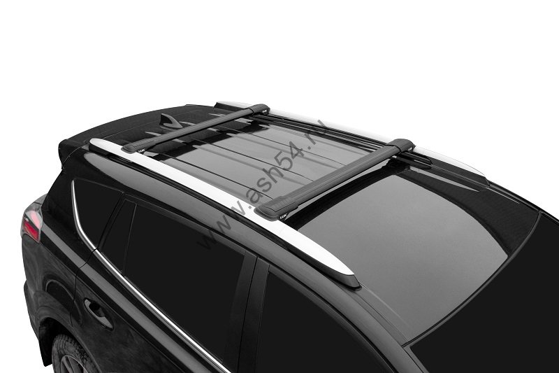 Багажная система LUX ХАНТЕР L46-B черная для автомобилей с рейлингами арт.791 880  