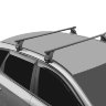 Багажная система "LUX" с дугами 1,2м прямоугольными в пластике для а/м Volkswagen Jetta VI Sedan 2010-... г.в.