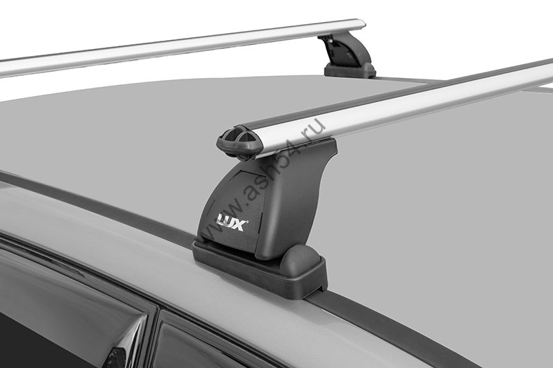 Багажная система LUX с дугами 1,2м аэро-классик (53мм) для а/м со штатным местом 941 (Mitsubishi Outlander III 2012-... г.в. без рейлингов на крыше)