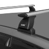 Багажная система LUX с дугами 1,2м аэро-тревел в пластике для а/м со штатным местом 941 (Mitsubishi Outlander III 2012-... г.в. без рейлингов на крыше)