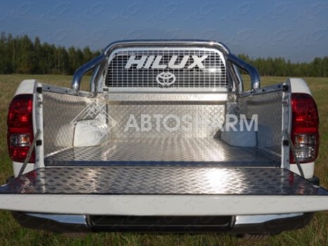 Защитный алюминиевый вкладыш в кузов автомобиля (комплект) для Toyota HiLux 15+ код TOYHILUX15-19