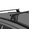 Багажная система "LUX" с дугами 1,3м прямоугольными в пластике для а/м Mitsubishi Outlander III 2012-... г.в. и Pajero Sport III 2016-... г.в. интегрированные рейлинги