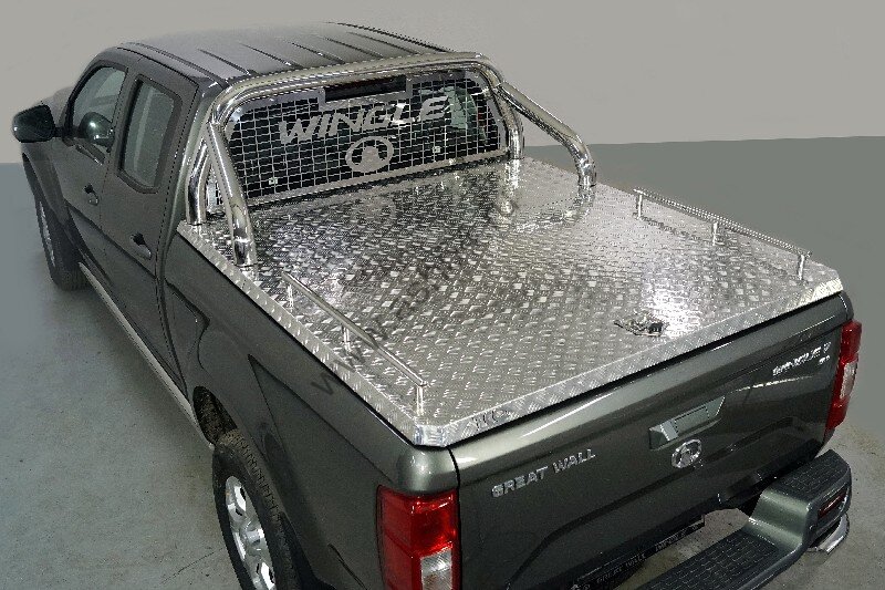 Крышка кузова с дугой и защитой стекла TCC для Great Wall Wingle 7 4WD 2.0 TD 2020-... Алюминий
