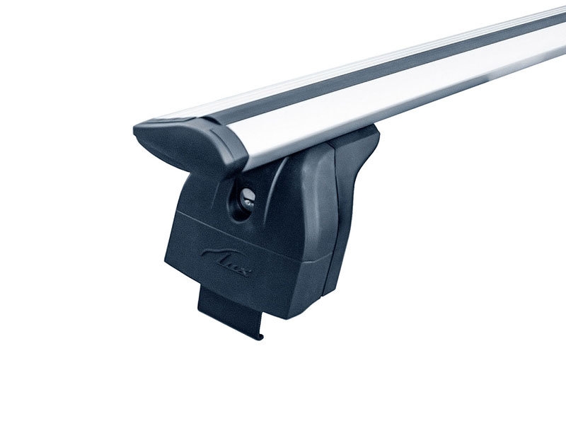 Багажная система LUX БК2 для Kia Soul II хэтчбек с аэро-трэвэл дугами (53 мм) на интегрир рейлинг 2013-2014