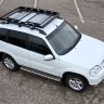 Багажник-корзина двухсекционная универсальная с основанием-решетка (ППК) 1630х1110мм под поперечины на крышу автомобиля