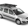 Багажник-корзина трехсекционная универсальная с основанием-решетка (ППК) 2100х1100мм под попереч на крышу автомобиля