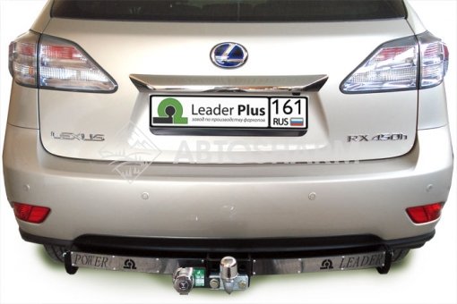 Фаркоп (ТСУ) Leader Plus для Lexus RX 270/350/450 AL1 2009-2015 с нержавеющей пластиной арт.l103-fn