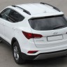Рейлинги АПС для Hyundai Santa Fe 2012-2018 г.г. выпуска.  Цвет: черный.