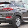 Рейлинги АПС для Hyundai Tucson 2015-2020 г.г. выпуска.  Цвет: черный.