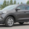 Рейлинги АПС для Hyundai Tucson 2015-2020 г.г. выпуска.  Цвет: черный.