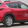 Рейлинги АПС для Mazda CX-5 с 2017 г. выпуска.  Цвет: серый.