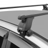 Багажная система 3 "LUX" с дугами 1,2м прямоугольными в пластике для а/м Toyota Prius IV (XW50) хэтчбек 2015-2022 г.в.