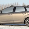 Рейлинги АПС для Ford Focus хетчбэк 2011-2019 г. выпуска. Цвет: серый.
