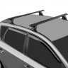 Багажная система 3 "LUX" с дугами 1,2м аэро-трэвэл (82мм) черными для а/м Toyota Prius IV (XW50) хэтчбек 2015-2022 г.в.